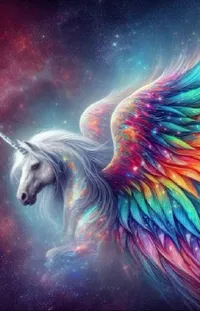 Sky Horse Painting Live Wallpaper
