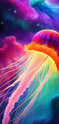 Sky Jellyfish Marine Invertebrates Live Wallpaper