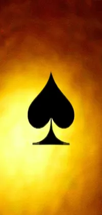 Ace of Spades Golden Glow Live Wallpaper - free download