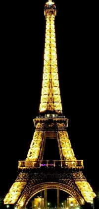 Experience the magic of the Eiffel Tower right on your phone screen with this stunning live wallpaper