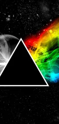 This live wallpaper features a Pink Floyd hologram effect inspired by stunning artwork