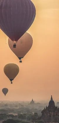Sky Light Balloon Live Wallpaper