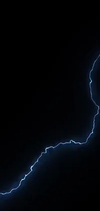 Looking for a phone live wallpaper that electrifies your screen? This close-up lightning bolt on a black background is perfect