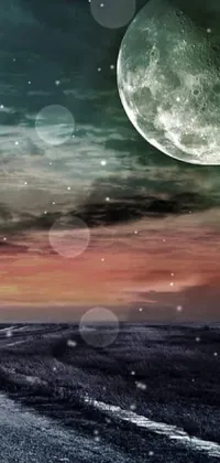 Sky Light Moon Live Wallpaper