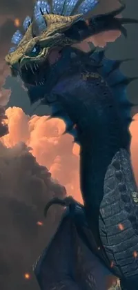 Sky Mythical Creature Cloud Live Wallpaper