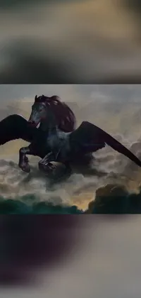 Sky Mythical Creature Cloud Live Wallpaper