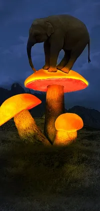 Sky Natural Landscape Mushroom Live Wallpaper
