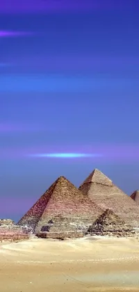 Add an air of ancient intrigue to your phone with this mesmerizing Egyptian-themed live wallpaper