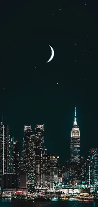 Sky Night Moon Live Wallpaper