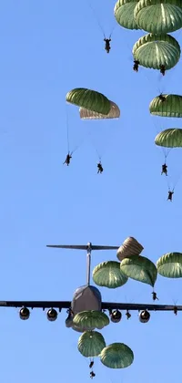 Sky Organism Parachute Live Wallpaper