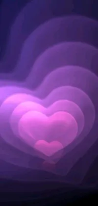 This heart-shaped close-up looks magnificent as a mobile live wallpaper