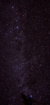 Sky Purple Galaxy Live Wallpaper