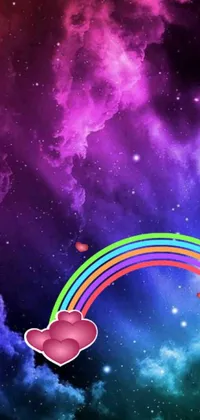 The Rainbow Sky Live Wallpaper is a stunning new addition that will bring a playful and colorful touch to your phone