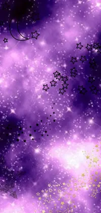 Sky Purple Violet Live Wallpaper