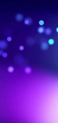 This phone live wallpaper showcases a captivating and dreamy purple and blue blended background