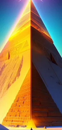 Sky Pyramid Building Live Wallpaper