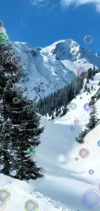 Sky Snow Mountain Live Wallpaper