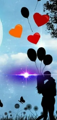 Sky Text Balloon Live Wallpaper