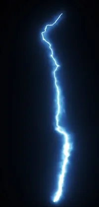 Add a thrill to your phone's home screen with this awe-inspiring live wallpaper of a lightning bolt
