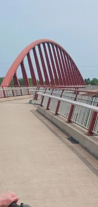 Sky Tied-arch Bridge Infrastructure Live Wallpaper