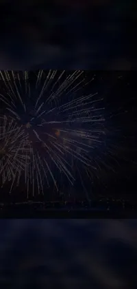 Sky Water Fireworks Live Wallpaper