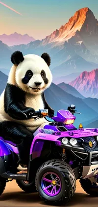 Sky Wheel Panda Live Wallpaper