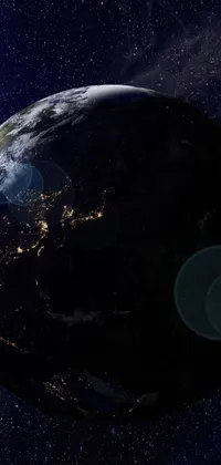 Experience the awe-inspiring view of our planet with this phone live wallpaper