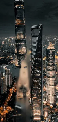 Skyscraper Building Atmosphere Live Wallpaper
