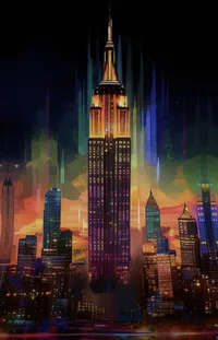 Skyscraper Building Atmosphere Live Wallpaper