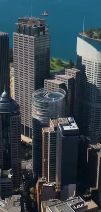 Skyscraper Building Daytime Live Wallpaper