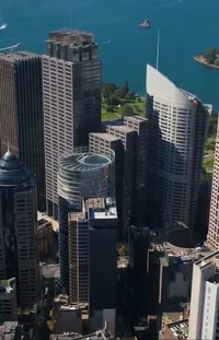 Skyscraper Water Building Live Wallpaper
