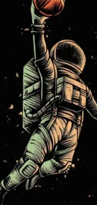 Sleeve Gesture Astronaut Live Wallpaper