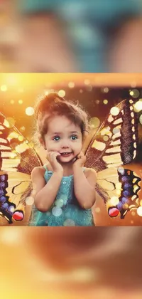 Smile Butterfly Pollinator Live Wallpaper