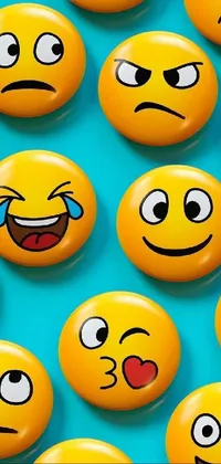 Smile Facial Expression Green Live Wallpaper