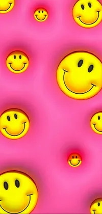 Smile Facial Expression Yellow Live Wallpaper