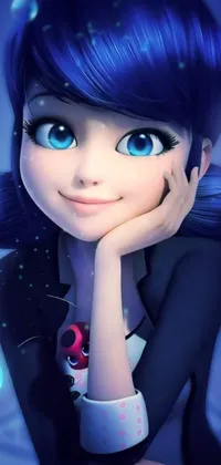 Smile Hairstyle Cartoon Live Wallpaper