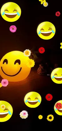 Smile Light Black Live Wallpaper