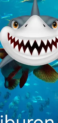 Smile Water Requiem Shark Live Wallpaper