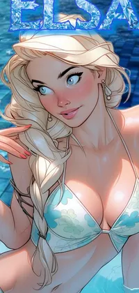 Smile Water Swimsuit Top Live Wallpaper