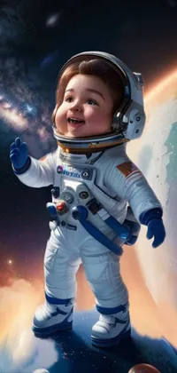 Smile World Astronaut Live Wallpaper