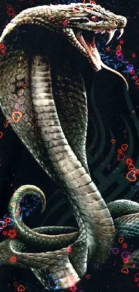 Snake Organism Art Live Wallpaper
