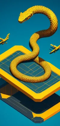 Snake Reptile Font Live Wallpaper