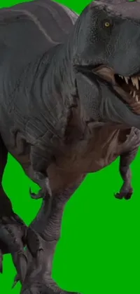 This phone live wallpaper is a thrilling prehistoric scene