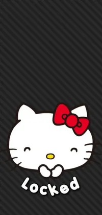 Add a pop of playful charm to your iPhone 15 with this Hello Kitty phone live wallpaper