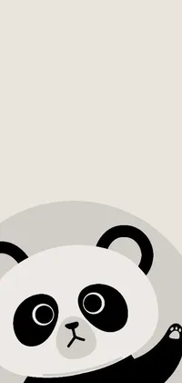 Looking for a cute and minimalistic live wallpaper for your phone? The Panda Live Wallpaper features a black and white picture of a panda bear with big round eyes that will make you smile every time you look at it