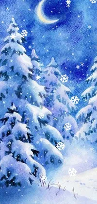 Snow Atmosphere Sky Live Wallpaper