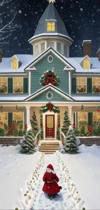 Snow Building Property Live Wallpaper
