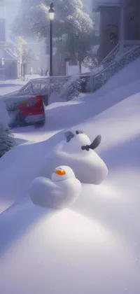 snowman Live Wallpaper
