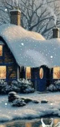 Snow House Live Wallpaper
