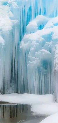 Snow Polar Ice Cap Freezing Live Wallpaper